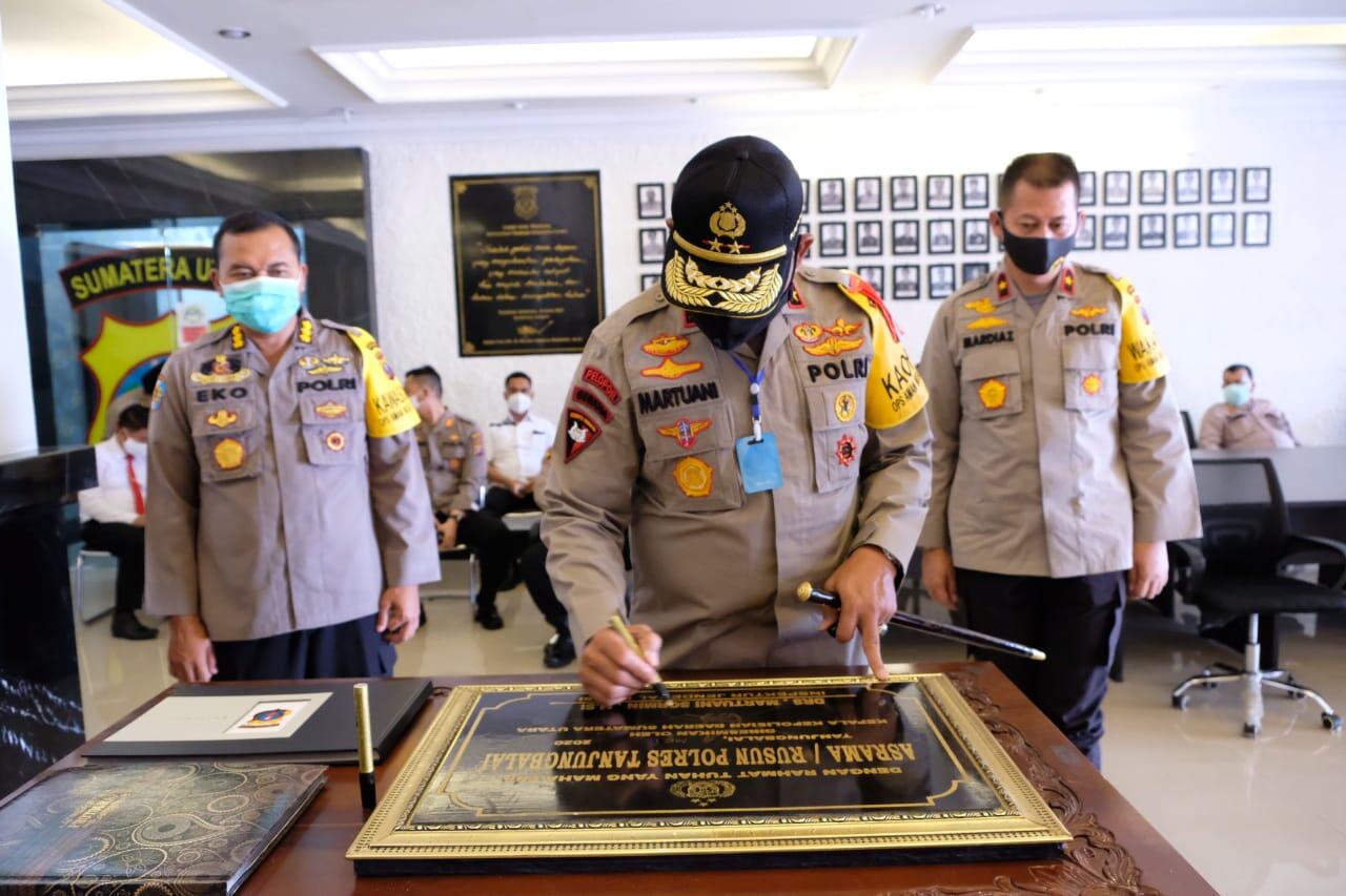 Kapolda Sumut Resmikan Rumah Susun Polres Tanjung Balai