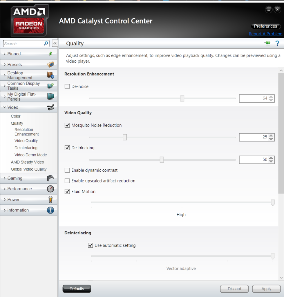 AMD Fluid Motion + Bluesky FRC : Run your 2D or 3D movies at 60 FPS