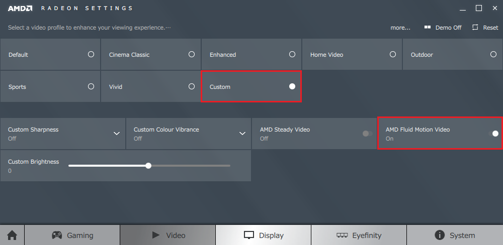 AMD Fluid Motion + Bluesky FRC : Run your 2D or 3D movies at 60 FPS
