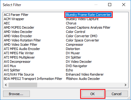 AMD Fluid Motion + Bluesky FRC : Run your 2D or 3D movies at 60 FPS
