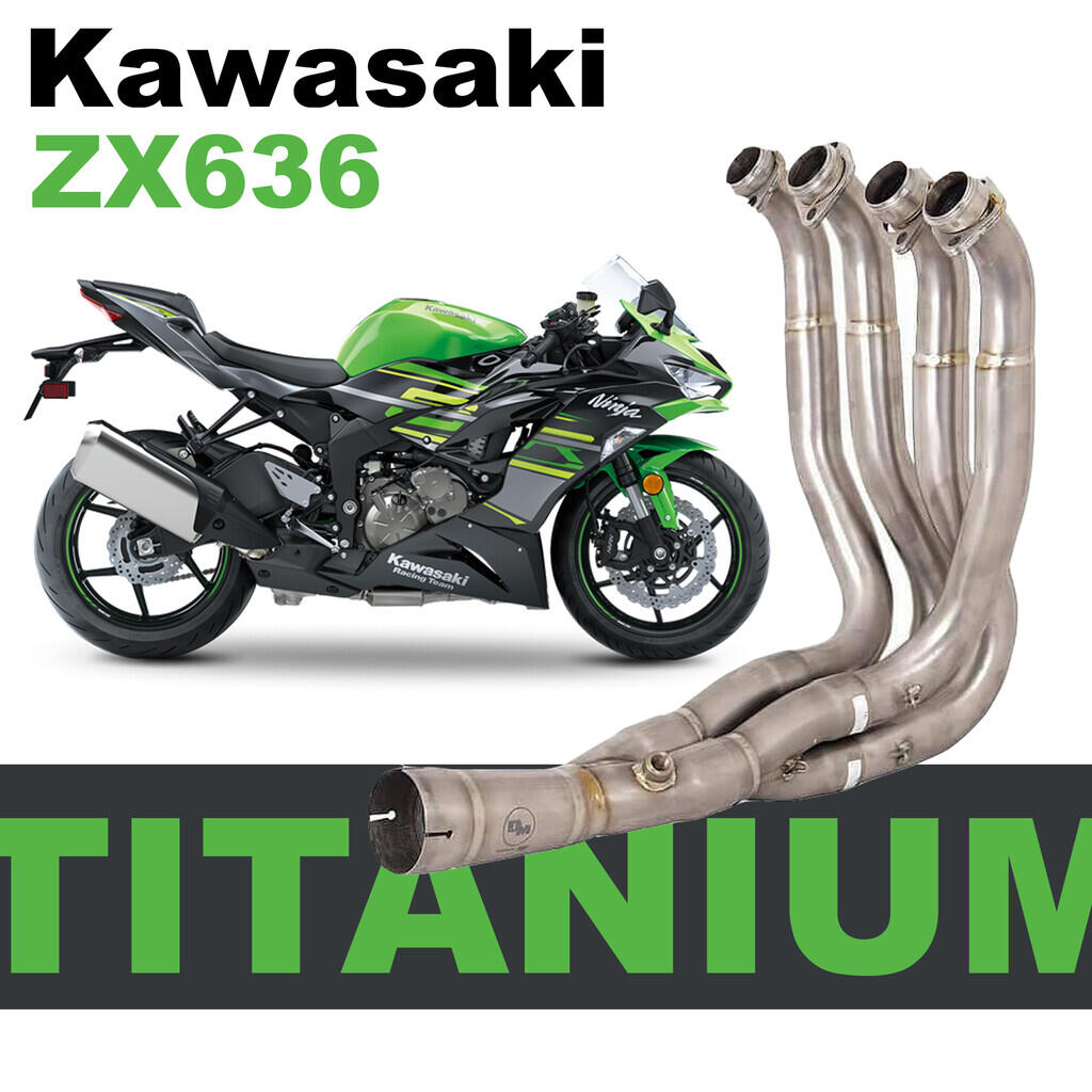 Dramatis... Kawasaki ZX636 Header Titanium, Biru Saat Panasss 