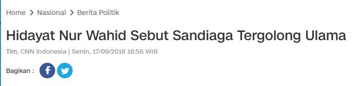 #GoodbyeSandiagaUno Trending Topic, Ada Apa dengan Sandiaga Uno?