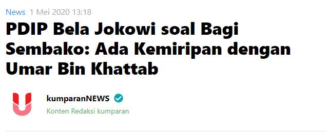 Bansos Corona Amburadul, Pemerintah Jokowi dalam Bahaya Besar