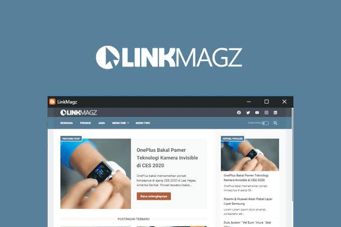 Download Template LinkMagz Versi Terbaru Premium Gratis