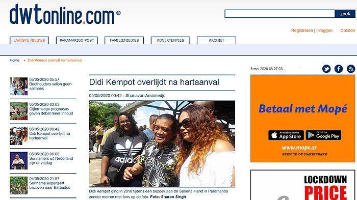 Ambyar! Media Luar Negeri Ini Pun Turut Berduka Atas Meninggalnya Didi Kempot