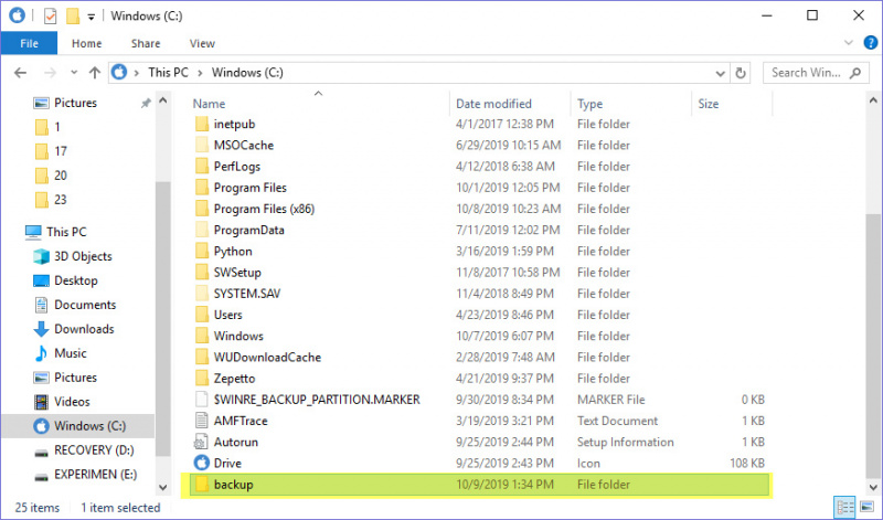 Cara Backup Driver di Windows 10 dengan Command Prompt