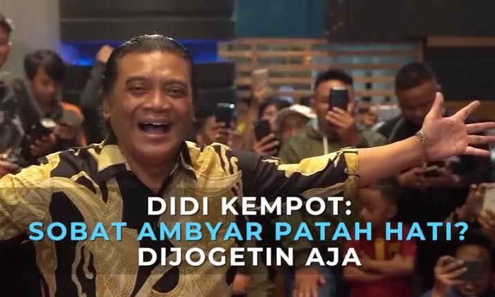 Cendol Dawet Ambyar, Maestro Didi Kempot Campur Sari Kini Tinggal Kenangan