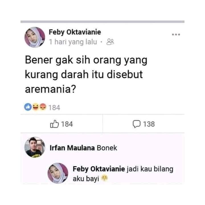 Hiburan Receh Dari Netizen Facebook. Status Dan Komentar Bikin Ketawa.