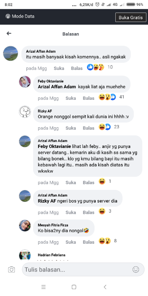 Hiburan Receh Dari Netizen Facebook. Status Dan Komentar Bikin Ketawa.