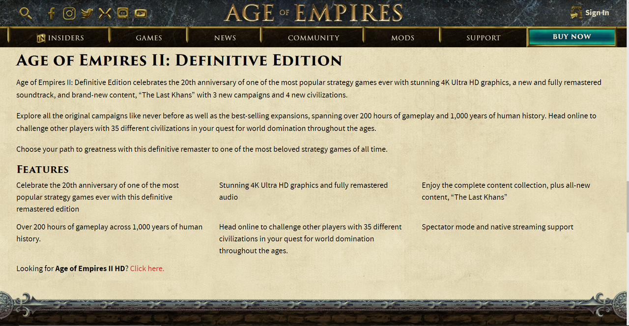 Age of empires II: definitive edition