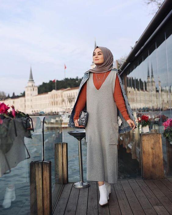 Ide Padu-Padan Busana Ala Korea Buat HIJABER. Ide Gaya Busana Buat LEBARAN.