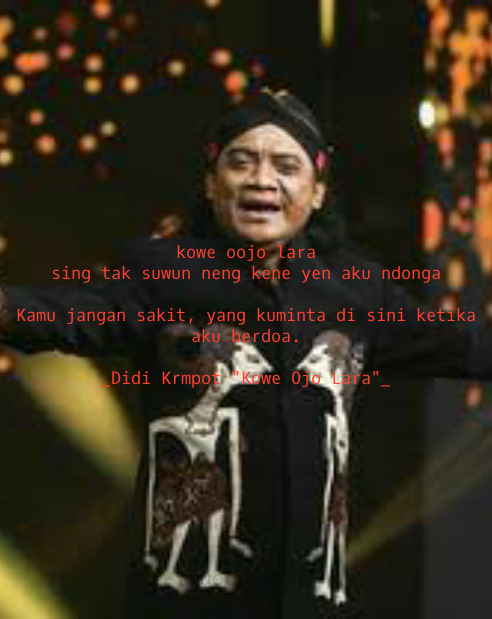 Mengenang Legend, Berikut Quote Romantis Didi Kempot yang Menyayat Hati, Awas Baper!