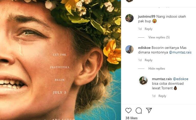 Netizen Tanya Dimana Nonton Film Midsommar, Putra Amien Rais: Lewat Torrent