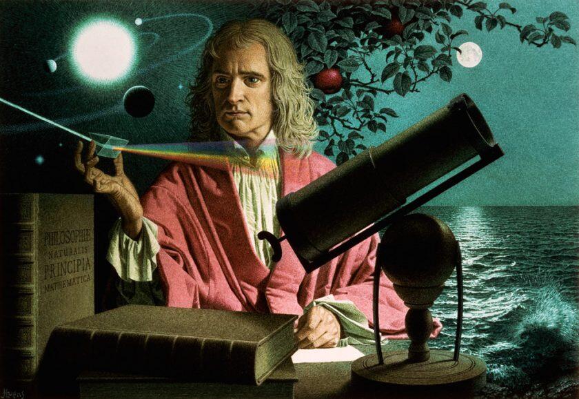 Isaac Newton Temukan Gaya Gravitasi Saat Pandemi Virus Bubonic