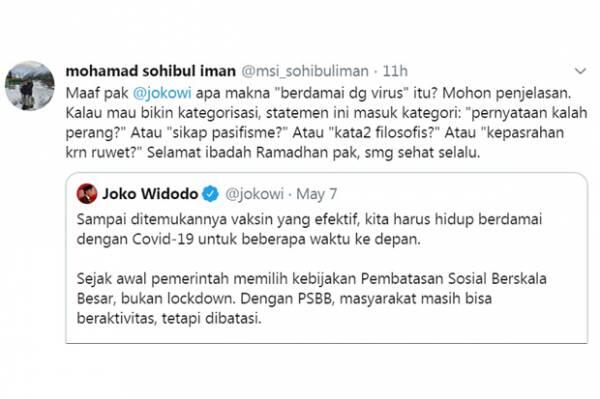 PKS: Maaf Pak Jokowi, Apa Makna 'Berdamai dengan Covid-19'