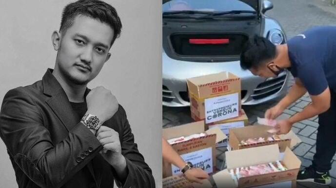 Sebar Duit Pakai Kardus Sembako, Ini 5 Fakta Tom Liwafa Si Crazy Rich Surabaya