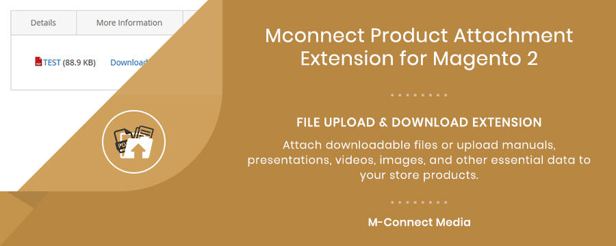 Mconnect Product Attachment Extension for Magento 2