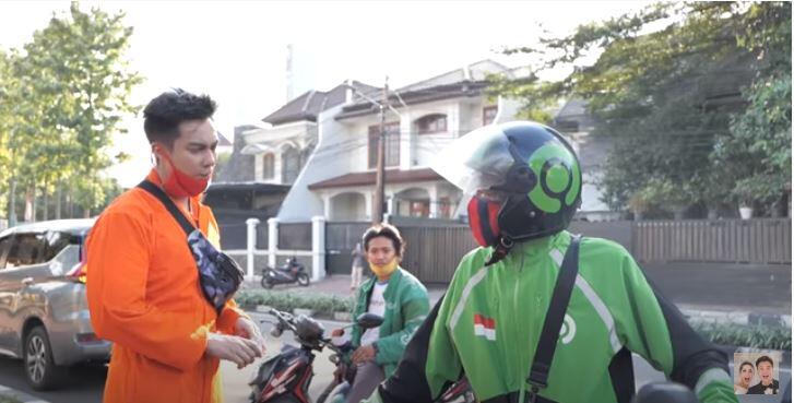 Baim wong Kena Prank Kang Ojol 