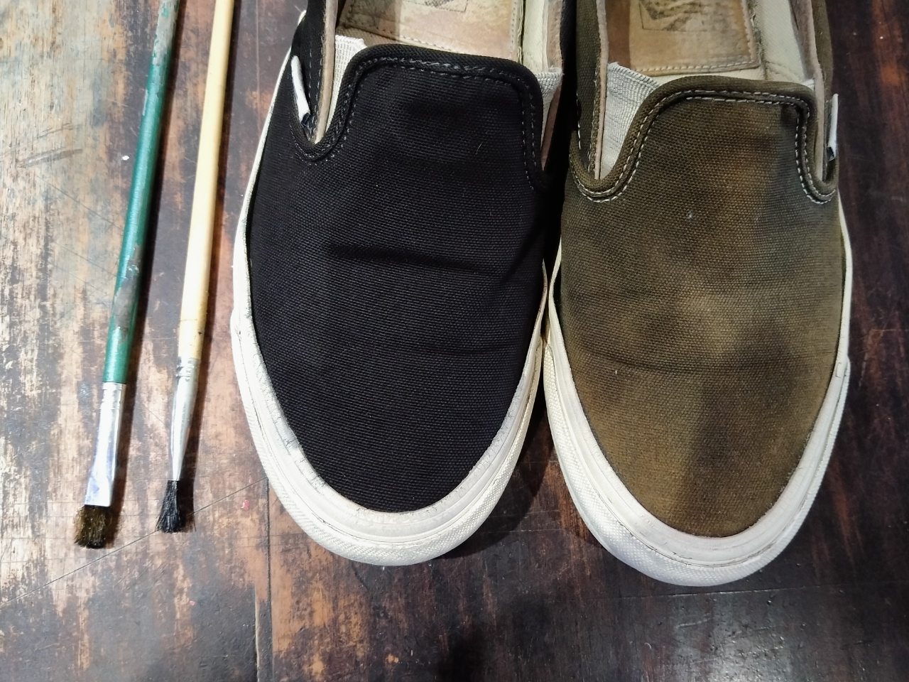 repaint leather shoes