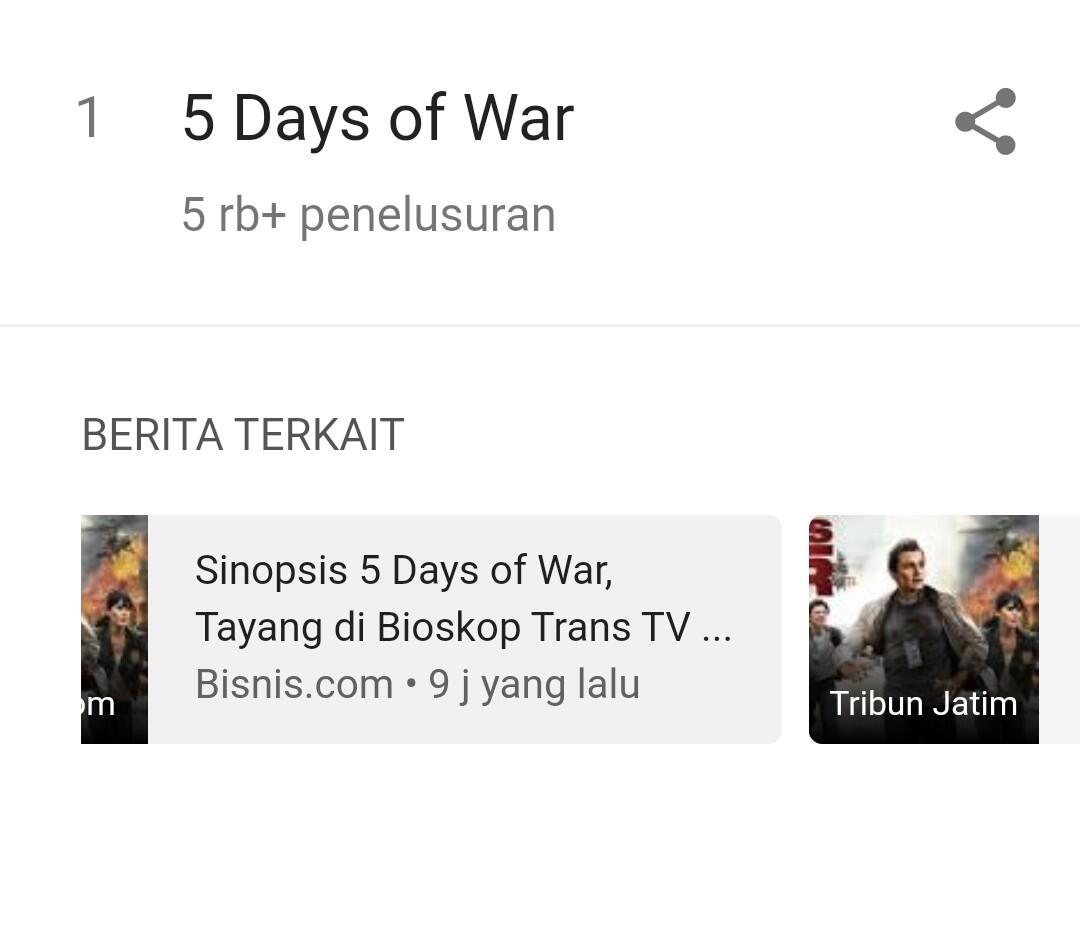 5 Days Of War : Perang Lima Hari Russia Vs Georgia Yang Viral