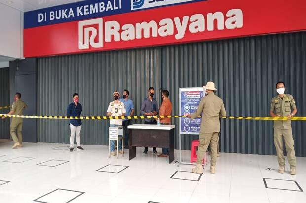 Nekat Buka di Masa PSBB, Ramayana Cikupa Langsung Disegel