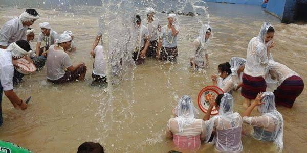 Blangiran, Tradisi Unik Menyambut Bulan Ramadhan di Lampung