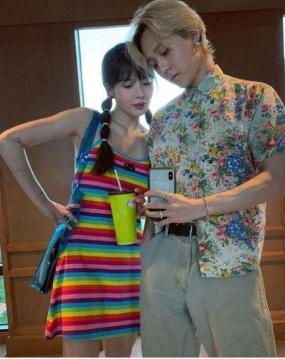 Intip 10 OOTD Couple Ala Hyuna &amp; E’dawn, Pasangan KPop Super Stylish