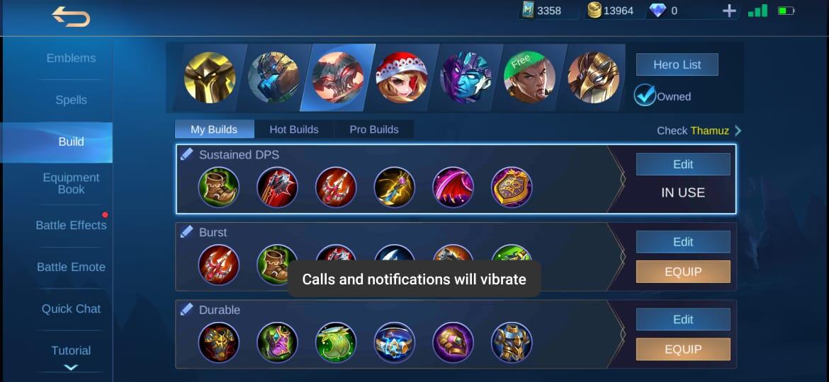 Trick Hero Thamuz Di Early Game , MM Musuh Auto Miskin