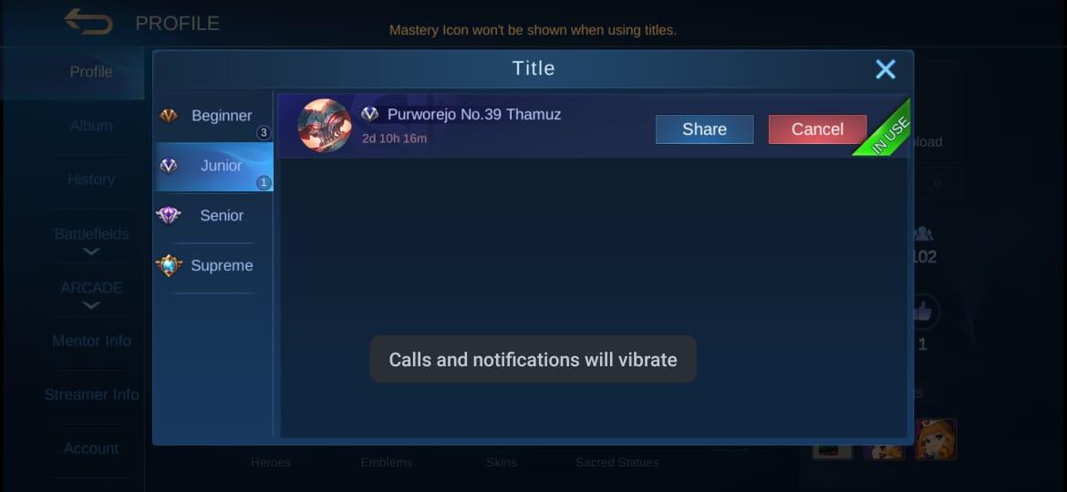 Trick Hero Thamuz Di Early Game , MM Musuh Auto Miskin