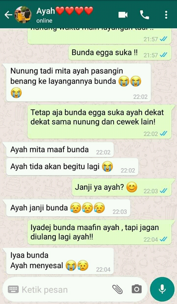 Baca Chat Mesra Anak Ini, Jomlo Bisa Apa? 