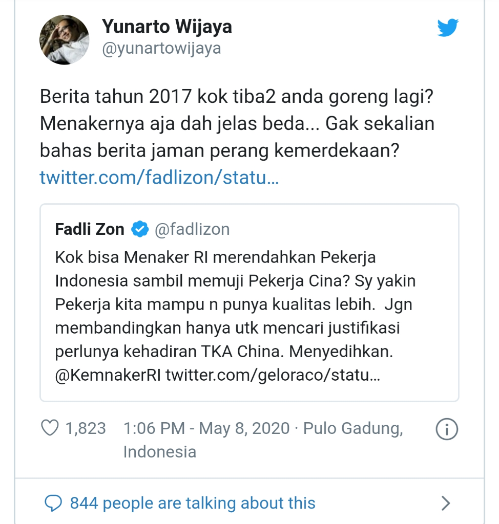 Denny Siregar: Di Balik Isu TKA China Kuasai Indonesia