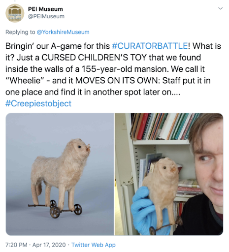 #CuratorBattle, Koleksi Museum Paling Mengerikan.