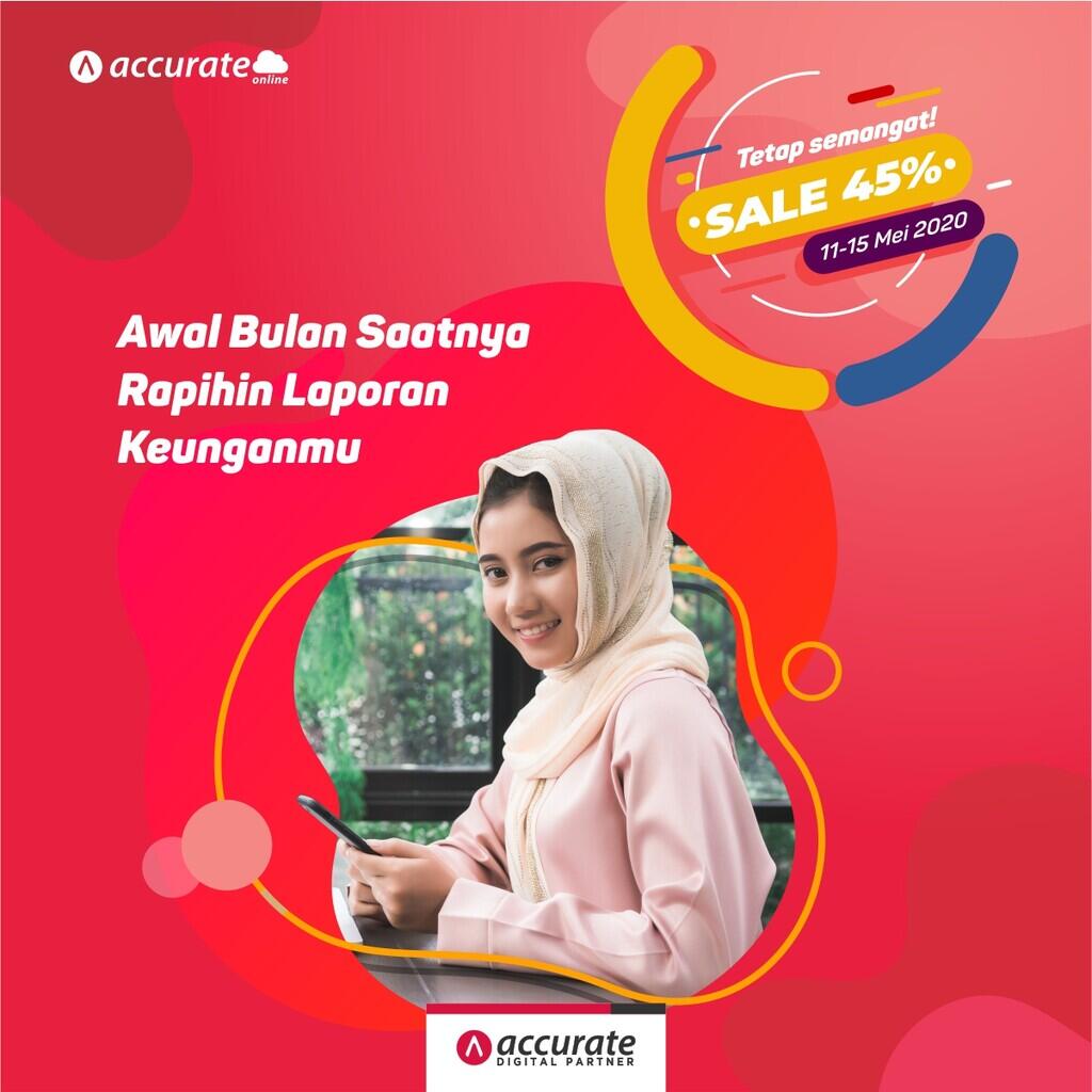 Pelaku UKM Wajib Coba Sofware Accurate Online Promo Big Sale 45% 