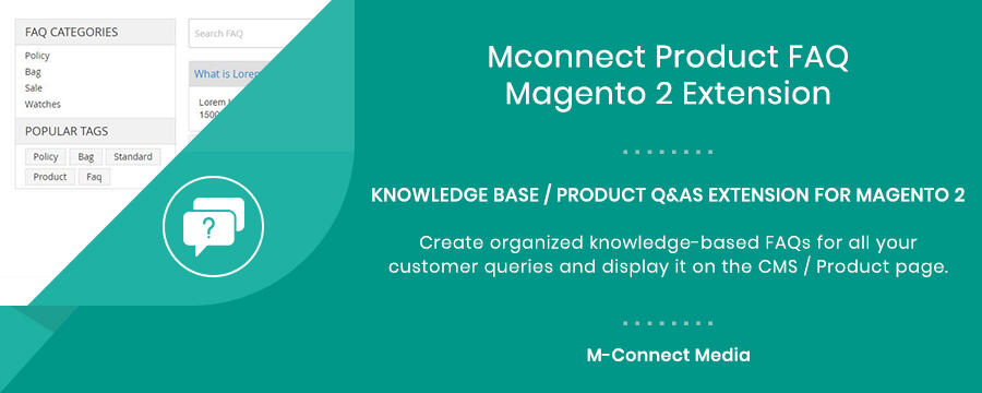 Mconnect Advanced Product FAQ Extension for Magento 2