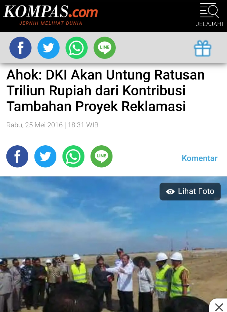 Antara Anies, Reklamasi, Aguan, dan Meja Hijau PTUN