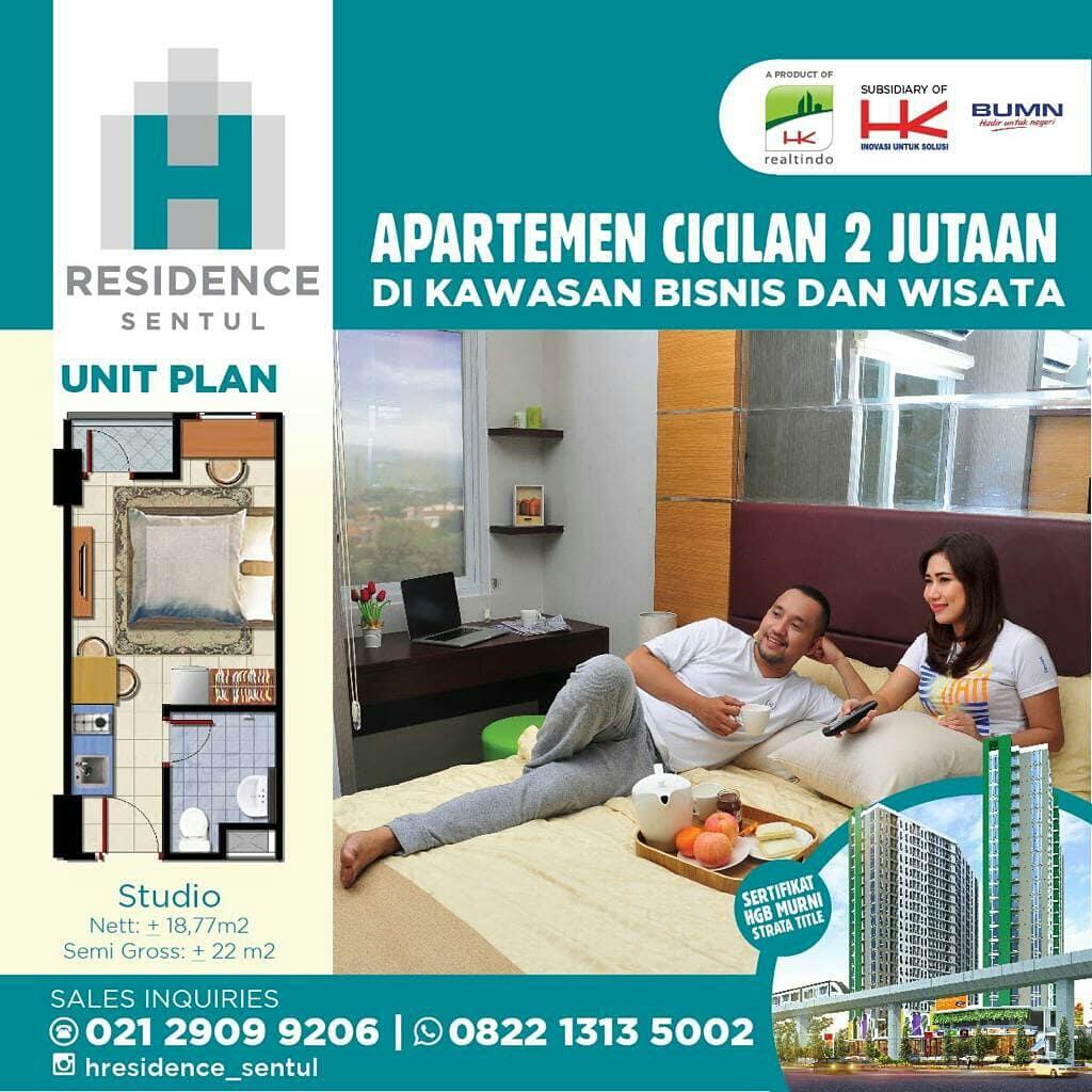 Apartemen H Residence Sentul By HK Realtindo