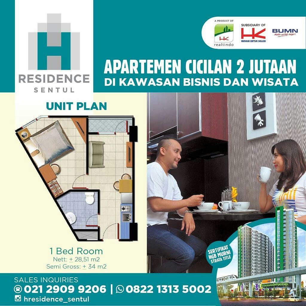 Apartemen H Residence Sentul By HK Realtindo