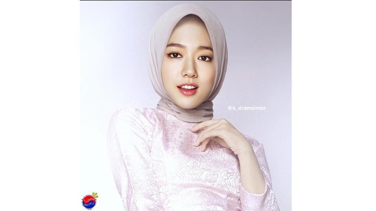 Foto Editan 7 Artis Korea saat Pakai Hijab Ini Bikin Pangling!!!WOOW Deabak