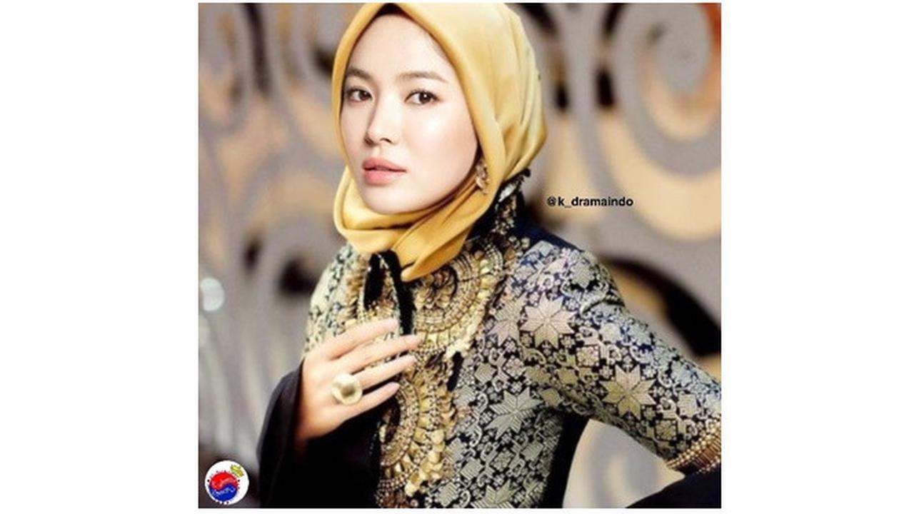 Foto Editan 7 Artis Korea saat Pakai Hijab Ini Bikin Pangling!!!WOOW Deabak