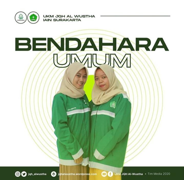 Jajaran Badan Pengurus Harian UKM JQH Al-Wustha 2020