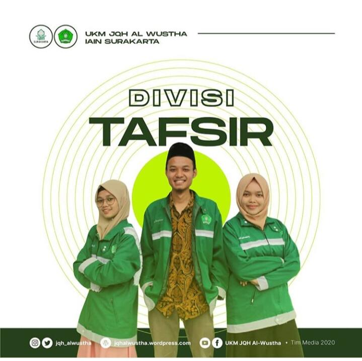 Jajaran Badan Pengurus Harian UKM JQH Al-Wustha 2020