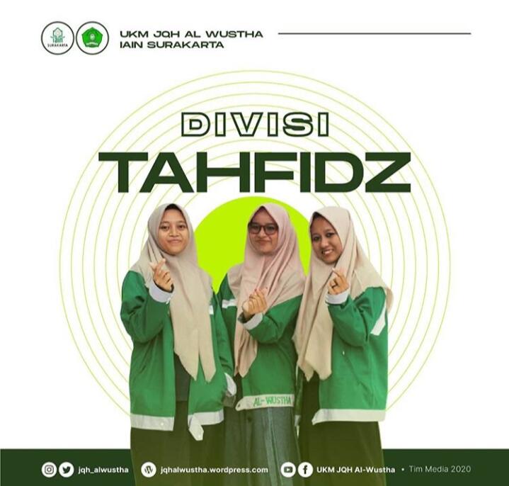 Jajaran Badan Pengurus Harian UKM JQH Al-Wustha 2020
