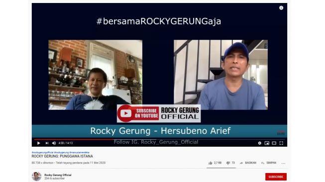 Para Menteri Serang Anies, Rocky Gerung Anggap Seperti Menggarami Laut