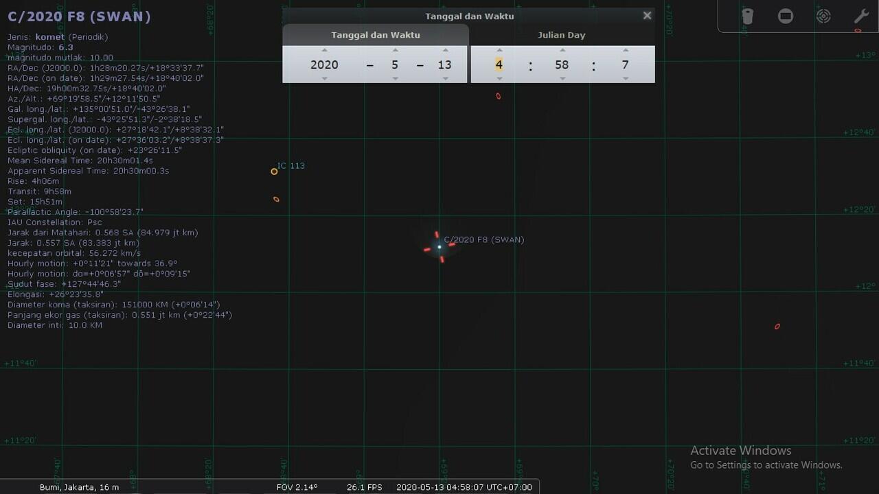 Hilangnya Momentum Langka dari Komet ATLAS (C/2019 Y4)