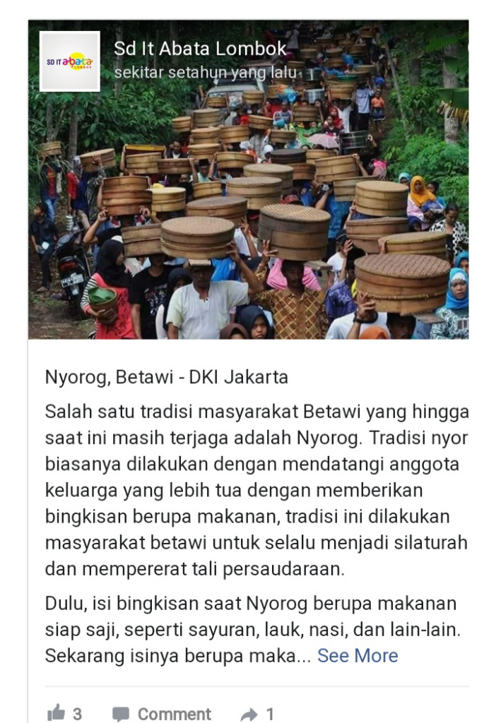 &#91;COC_Regional_Serentak2020&#93;Dan Jakarta Punya Nyorog Sebagai Pertanda Ramadan Datang