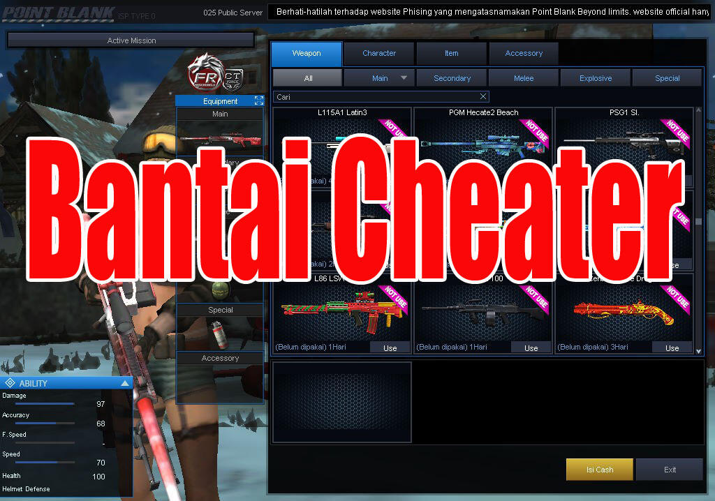 pembantaian cheat
