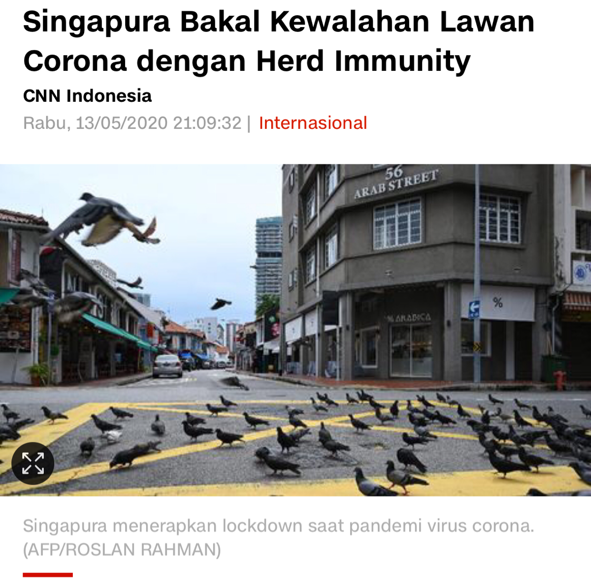 Singapura Bakal Kewalahan Lawan Corona Dengan Herd Immunity