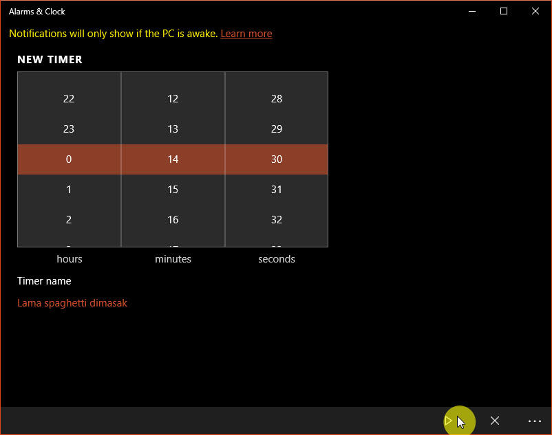 Cara Membuat Timer di Windows 10