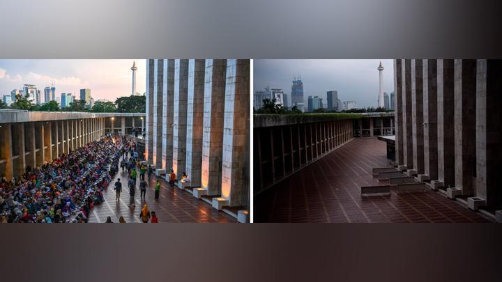 Menengok Masjid Istiqlal di Bulan Ramadhan, Sebelum dan Sesudah Corona