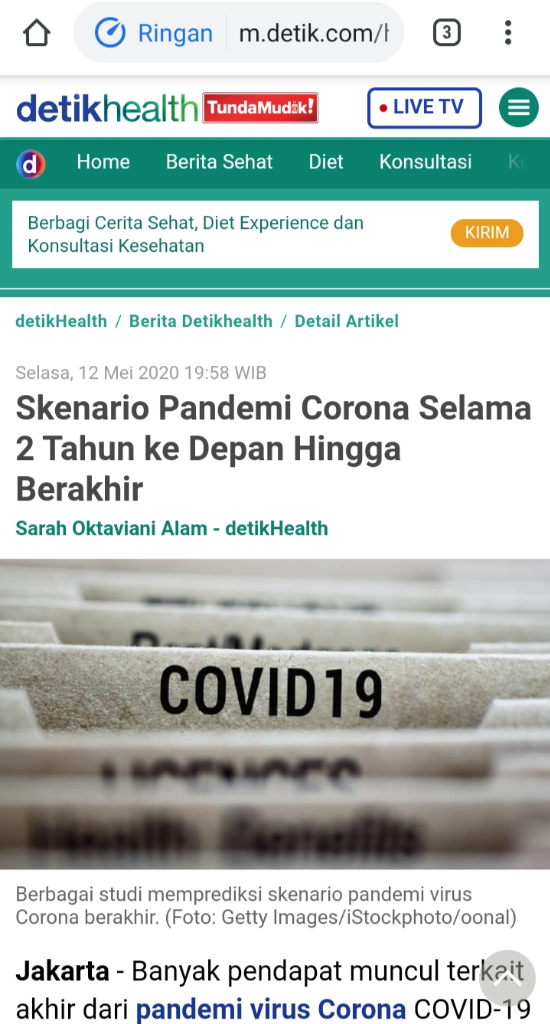 Apa yang akan terjadi jika 2 tahun pandemi covid-19 masih terus berlangsung